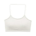 thumbnail image 5 of Kaemgyyd Crop Tops for Women Casual Scoop Neck Knit Ribbed Halter Shirt Stretchy Sleeveless Seamless Padded Clothes Going out Outfit, 5 of 6
