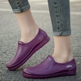 thumbnail image 2 of Juosiy Water-proof Garden Shoe for Women Outdoor Slip-On Rain Boots Short Ankle Non Slip Work Shoes, 2 of 6