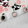 thumbnail image 4 of Manfei Cowgirl Hat Blackout Curtains 2-Pack (42x63), Blossoms Floral Bedroom Curtains, 4 of 6
