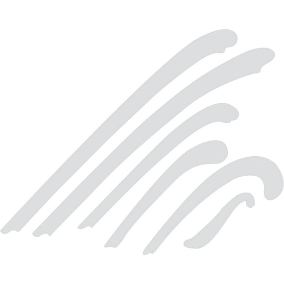 Westcott Ship Curve, Set Of 6, Sc-66, Clear