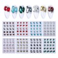 thumbnail image 2 of 20 piezas de diamantes para uñas, joyas de resina para uñas, decoraciones para uñas para manualidades DIY, 2 of 5