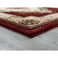 thumbnail image 4 of United Weavers Drachma Patras Traditional Medallion Area Rug, Burgundy, 7'10" x 7'10", 4 of 5