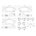 thumbnail image 2 of Brembo P83034N Brake Pad -, 2 of 2