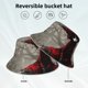 thumbnail image 2 of Balery Dark Red Hooded Girl Sombreros para el sol para hombre y mujer, sombrero de pescador con UPF 50+, 2 of 6
