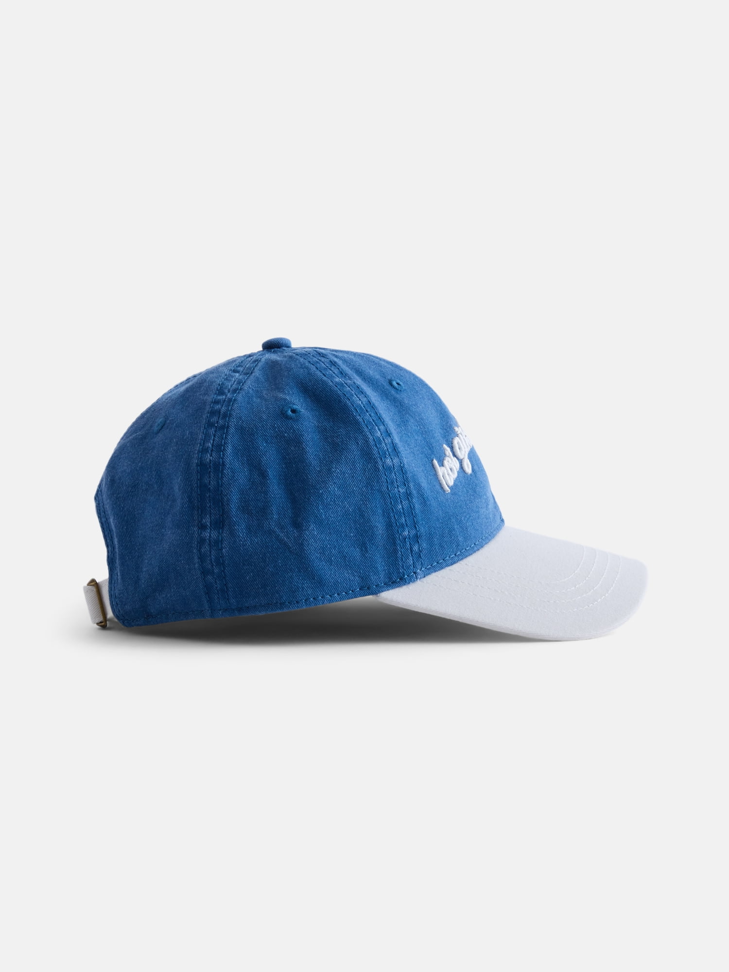 No Boundaries Women's Cotton Twill Game Day Baseball Hat, Blue