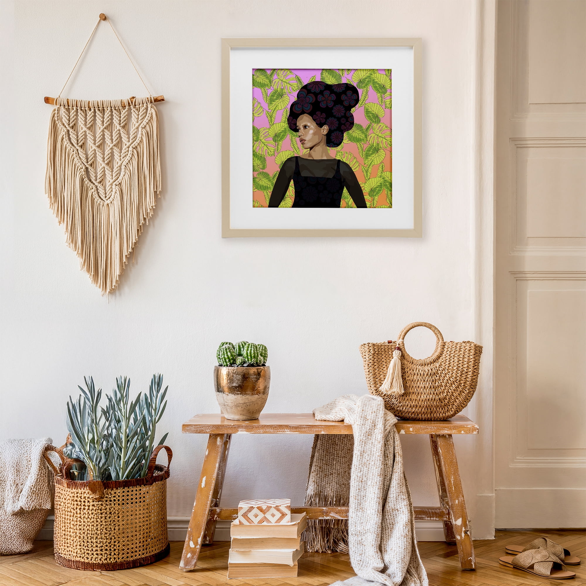 Stupell Industries Whispers Of Bloom Birch Framed Print Under Glass, design by Lynnda Rakos