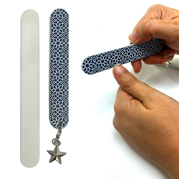 2 Pk Professional Salon Nail Files Washable Double Sided Emery Board Manicure