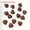 Gold Sandstone, variant on MATROOY 5PCS Natural Crystal Quartz Mini Puff Heart Pocket Palm Worry Stones Healing-Blue Sandstone