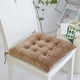 thumbnail image 1 of Cojín para silla de oficina con correas antideslizantes | Cojín de espuma de terciopelo de 40 x 40 cm | Funda extraíble y lavable para sofá, escritorio y coche | Cojín de color liso para casa y, 1 of 5