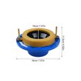 thumbnail image 2 of FRCOLOR 1 Set Toilet Flange Wax Ring Bathroom Toilet Bowl Gasket Toilet Flange Installation Repair Kit, 2 of 8