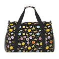 thumbnail image 1 of Fotbe Flower Butterfly Bolsa de Viaje con Estampado, Bolsa de Fin de Semana para Mujer con Compartimento para Zapatos, Bolsa de Gimnasio con Bolsillo Húmedo, 1 of 7