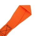 thumbnail image 4 of 6pcs 2.5 x 20.5cm Orange Cargo Belt Soft Loop Tie Down Strap Belt for Motorcycle, 4 of 6