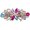 Colorful, variant on 1920s Delicate Rhinestones Fascinator for Women Flapper Headpiece Flower