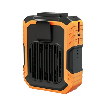 

KGOTA Portable Wearable Personal Fan 3 Speed 4000mAh Cooling Waist Fan USB Rechargeable Electric Fan Cooler Emergency Mobile Power Bladeless for Jobsite/Farm/Traveling/Fishing