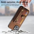 thumbnail image 2 of For Iphone 15 Plus Retro Cross Wristband Wallet Leather Back Phone Case(Brown),iPhone 14 Pro Max, 2 of 8