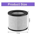 thumbnail image 4 of 2 Pack 2801 3-in-1 True HEPA + Activated Carbon Filters Compatible Replacement for Personal MYair 2901, 2780, 2780A, 2780B, 2780P, 27809, 3329 Air Purifier, 4 of 4