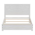 thumbnail image 6 of HomeRoots White Solid Wood Queen Bed Frame, 6 of 10