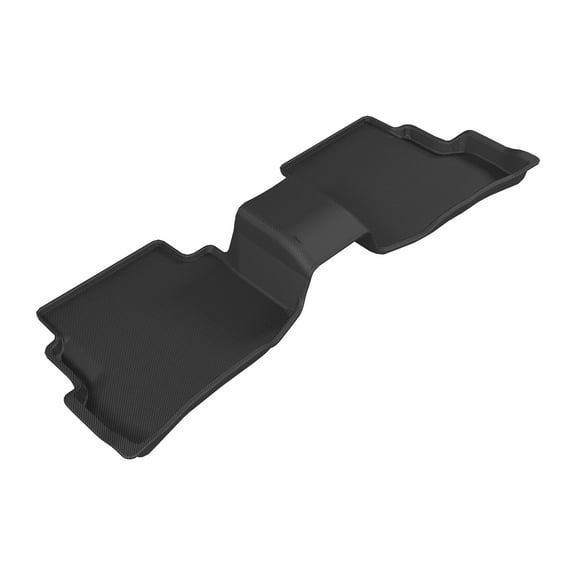 3D MAXpider Custom Fit KAGU Floor Mat (BLACK) Compatible with MAZDA CX-9 2016-2023 - Second Row