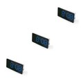 thumbnail image 2 of Reloj Despertador Digital LED Bearachild Snooze Pantalla Temperatura Azul 3Conjunto, 2 of 6