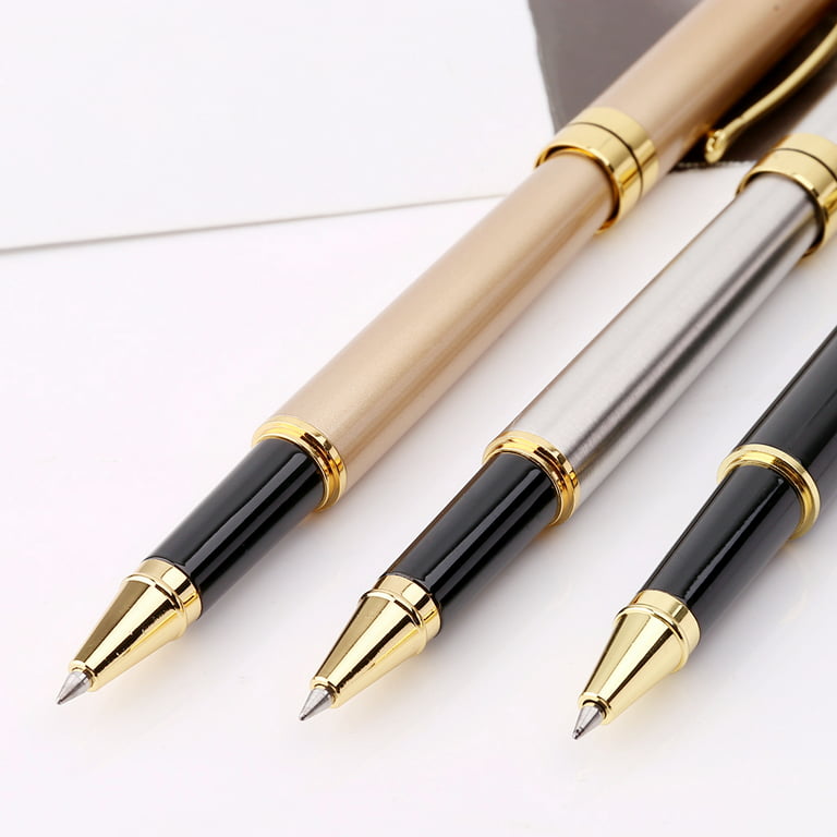 Fine Handcrafted Solid Brass & Wood Roller Ballpoint Pen Signature Gel Ink  Office Business Gift - Yahoo Shopping