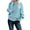 A-Blue137, variant on Womens Sweaters Winter Warm High-Neck Long Sleeve Ribbed Double Knit Sweater Daily Work Basic Loose Pullover Tops