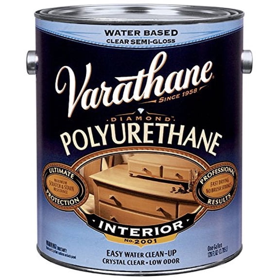 varathane 200231 1 gl satin interior water-based diamond polyurethane finish