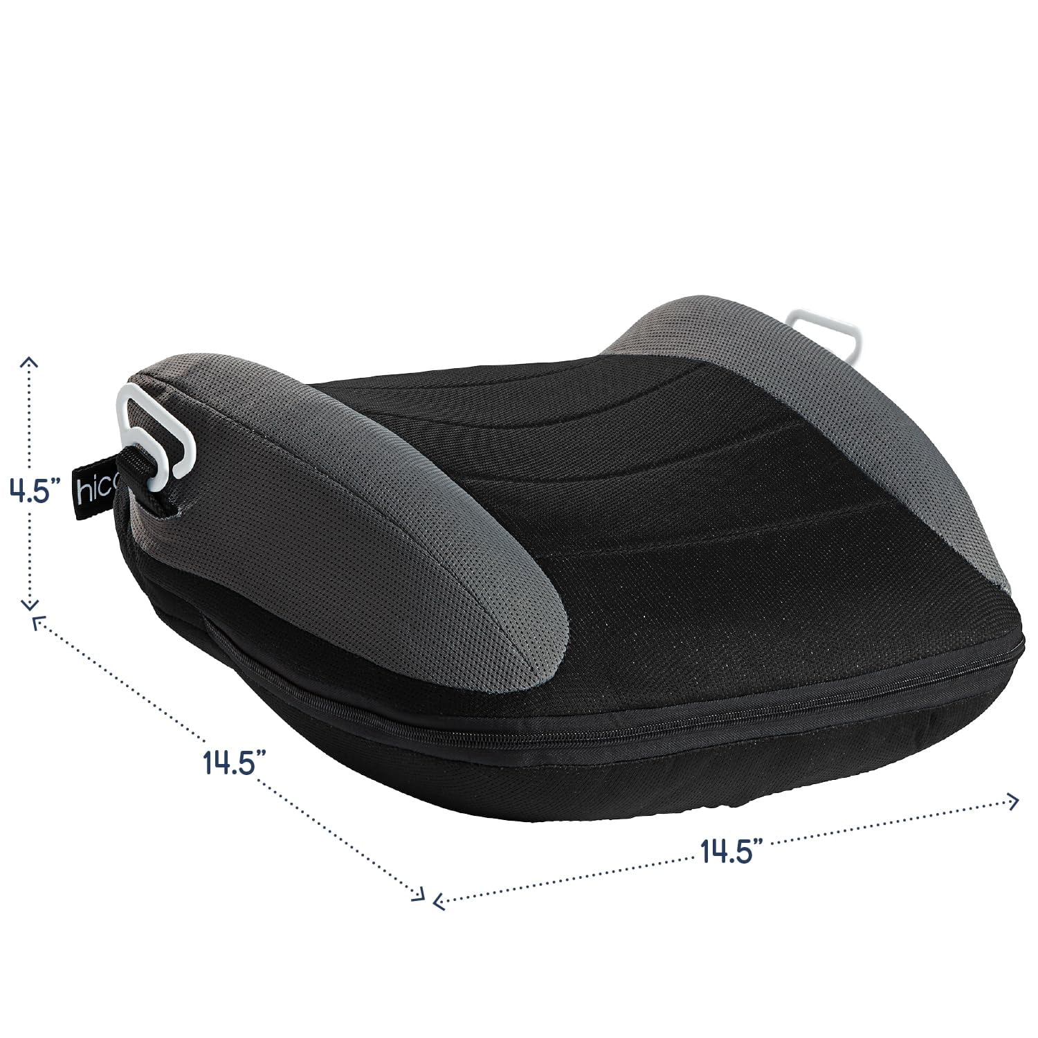 Backless Booster Car Seat, Portable Inflatable Booster Seat with Buckle & Washable Cover,Blow up Breathable Cushion for Travel Outdoor