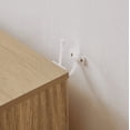 thumbnail image 3 of 6 Drawers Dresser, 55" Wide Chest of Drawers, Modern Fluted Closet Organizers and Storage, Wood Double Closet Dresser Suitable for Bedroom,Living Room, 3 of 8