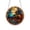 B001- Style A, variant on Halloween Hanging Decor, Window Halloween Decorations, Halloween Decorations for Home, Haunted House Decorations, 7.5 Inch Diameter Round Stained Glass Style Acrylic Halloween