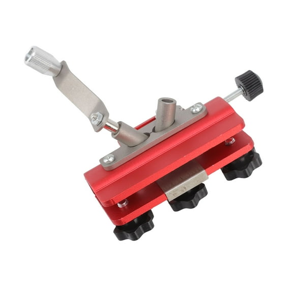 Chainsaw Sharpening Jig Chain Saw Sharpening Tool Hand Chain Sharpener Chainsaw Sharpener Portable Lightweight Hand Crank Chain Sharpening Jig For Electric Saws Red