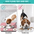 thumbnail image 4 of Dessert Ice Cream Sweet Treats Food Pattern Summer Colorful Dog Food Mat Absorbent Waterproof Non-Slip Durable Pet Feeding Mat, 4 of 7