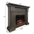 thumbnail image 5 of Cofree Black Electric 50" x 40" Indoor Fireplace, 5 of 8
