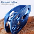 thumbnail image 1 of Qiilu Outdoors Climbing 28KN Rescue Pulley Single Sheave with Swing Plate, Rescue Pulley,Rope Pulley, 1 of 4