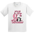 thumbnail image 3 of Inktastic It's My Ninth Birthday with Panda Bear Youth T-Shirt, 3 of 5