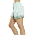 thumbnail image 2 of Womens Shorts (Mint / White, Medium), 2 of 2
