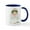White/Navy Inside, variant on CafePress - Christmas Cute Baby Angel Praying Mugs - 11 oz Ceramic Mug - Novelty Coffee Tea Cup