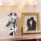 thumbnail image 4 of Juego de 2 adornos para San Valentín | Figuras de cerámica con forma de corazón | Acabado metálico dorado y plateado | Decoración romántica para escritorio, mueble de TV o estantería, ideal para, 4 of 6