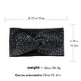 thumbnail image 2 of YQHZZPH NEW Women Headbands Wide Hair Wrap Extra Turban Bands For Lady Large Sport Workout Stretch Non-slip Big Hair Bands, 2 of 2
