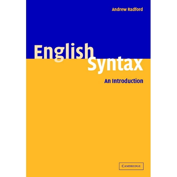 English Syntax: An Introduction, (Paperback)