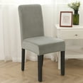 thumbnail image 4 of Skksst Soft Velvet Dining Chair Slipcover Home Banquet Waterproof Spandex Seat Protector Cover, Set of 6, 4 of 7
