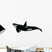 Orca Wall Mural by Wallmonkeys Peel and Stick Graphic (18 in W x 7 in H) WM63076