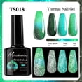 thumbnail image 5 of Temperature Color Changing Aurora Glitter Gel Nail Polish, 7.5Ml B - Thermal Color Changing Gel Nail Polish, Opal 3-Temperature Changing Gel Set 7.5Ml, Nail Polish Easter Mother'S Makeup Organizers, 5 of 9