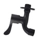 thumbnail image 5 of Grifo para Lavadora, 304 Grifo de Agua de Acero inoxidable Grifo de Agua Fría Negro Grifo de Pared Sin Fugas Grifo de Agua Para Lavandería Fregadero de Cocina, 5 of 7