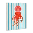 thumbnail image 2 of Stupell Industries Bohemian Bright Aquatic Jellyfish on Stripes Canvas Art, 16 x 20, by Indira Prieto | IndySign, 2 of 8