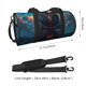 thumbnail image 2 of Fotbe Starry Sky Moon Wolf Leader Bolsa Deportiva de Lona Plegable con Estampado, Bolsa de Gimnasio con Bolsillo Seco/Húmedo, Bolsa de Viaje Ultraligera de Gran Capacidad, 2 of 6