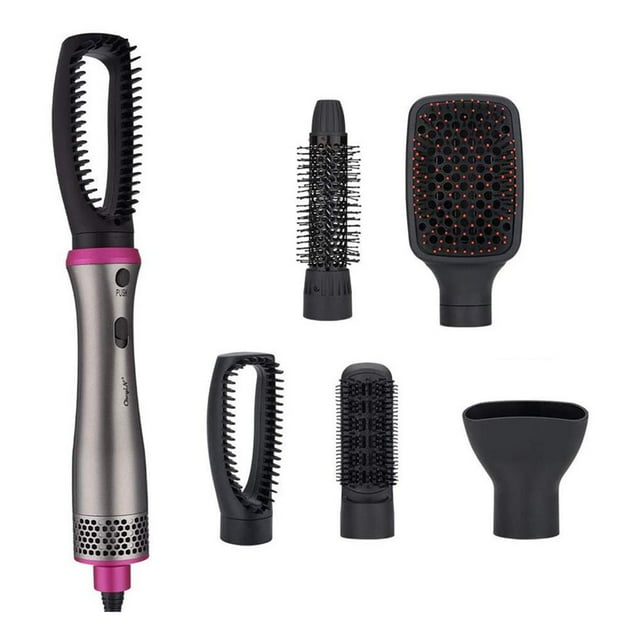 VONKY 5 In 1 Multifunction Hot Air Brush Kit Comb Negative Lonic Eliminate Frizzing Hair Styling Comb