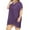 Purple1, variant on Jalioing Women's Plus Size Swimsuit Cover Up Crochet V Neck Summer Beach Dress Bating Suit Swimwear Cover Up