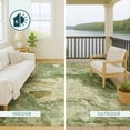 thumbnail image 4 of Addison Rugs Chantille Indoor/Outdoor Transitional Abstract Aloe Machine Washable Rectangle Rug, 10' x 14', 4 of 8