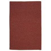 Colonial Mills 28" Red Hand Braided Stair Tread Rectangular Rug