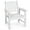 White, variant on Stoog Patio Chair with Backrest, Oversized All-Weather Outdoor Dining Chair for Garden, Backyard, 400 lbs Weight Capacity, Black